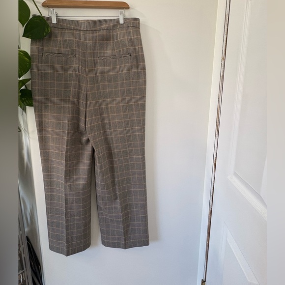 Plaid Wide Leg Women's Pants - Picture 5 of 7
